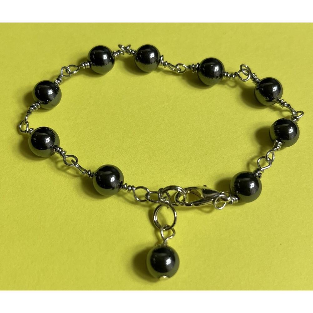 Pyrite Stone Bracelet Handmade